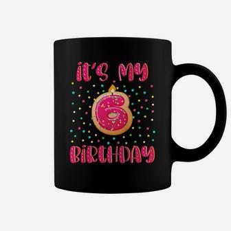Kids It's My 6Th Birthday Donut 6 Years Old Sweet Kids Bday Party Coffee Mug | Crazezy CA