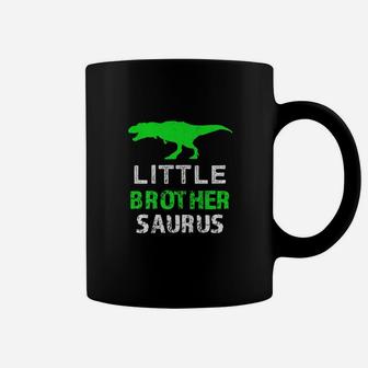 Kids Little Brother Saurus Funny Lil Bro Dino Trex Coffee Mug - Thegiftio UK