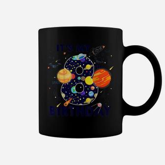 Kids Outer Space 8 Year Old 8Th Birthday Party Boys Girls Coffee Mug | Crazezy