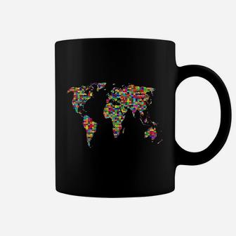Kids Puzzle World Map Boys Girls Atlas Global Coffee Mug | Crazezy