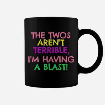 Kids The Twos Aren't Terrible Funny Cute 2Nd Birthday Coffee Mug | Crazezy