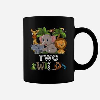 Kids Two Wild Zoo Theme Birthday Safari Jungle Matching Party Coffee Mug | Crazezy DE