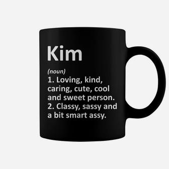 Kim Definition Personalized Name Funny Birthday Gift Idea Coffee Mug | Crazezy DE