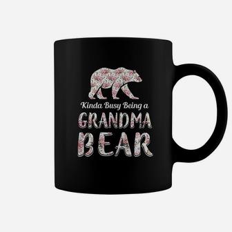 Kinda Busy Being A Grandmabear Coffee Mug | Crazezy CA