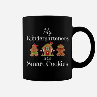 Kindergarten Teacher Christmas Cute Smart Cookies Holiday Coffee Mug | Crazezy