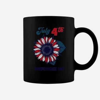Kindness Sunflower Flag 4Th July Patriotic Flower Plus Size Coffee Mug | Crazezy DE