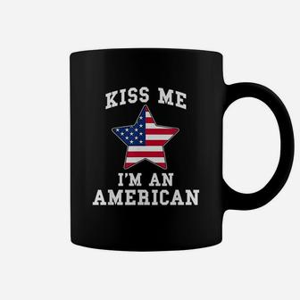Kiss Me I Am An American Coffee Mug | Crazezy DE