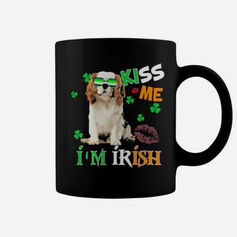 Kiss Me Im Irish My Cavalier King Is My Lucky Charm Coffee Mug - Monsterry DE