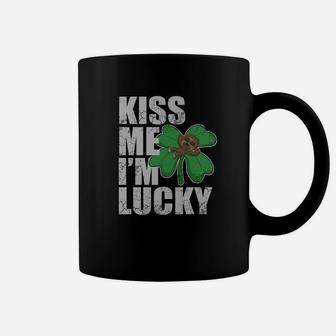 Kiss Me Im Lucky Sloth Irish St Patricks Day Coffee Mug - Thegiftio UK