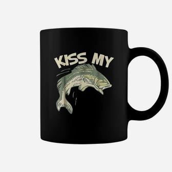 Kiss My Fishing Coffee Mug | Crazezy CA