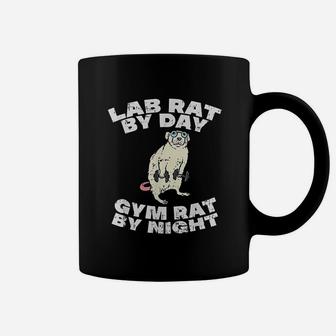 Lab Rat By Day Gym Rat By Night Coffee Mug | Crazezy