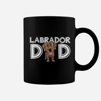 Labrador Dad Chocolate Lab Gift Fathers Day Labrador Coffee Mug | Crazezy