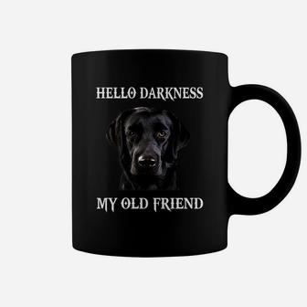 Labrador Hello Darkness My Old Friend Coffee Mug - Thegiftio UK