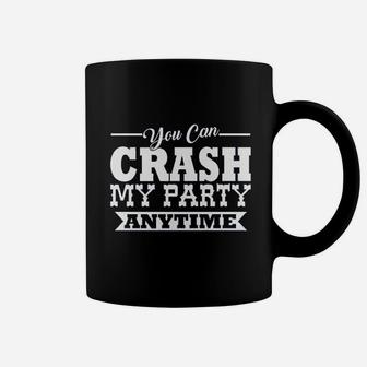 Ladies Crash My Party Anytime Country Song Game Coffee Mug | Crazezy DE