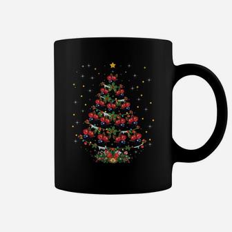 Ladybug Animal Lover Xmas Gift Ladybug Christmas Tree Sweatshirt Coffee Mug | Crazezy CA