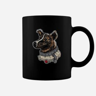 Laika Dog Soviet Union Ussr Astronaut Dog Propaganda Coffee Mug | Crazezy