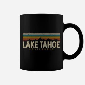 Lake Tahoe Vintage Mountains Hiking Camping Retro California Coffee Mug | Crazezy CA