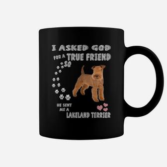 Lakies Dogs Quote Mom Dog Dad Costume, Cute Lakeland Terrier Coffee Mug | Crazezy