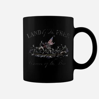 Land Of The Free Because Of The Brave Coffee Mug - Monsterry UK