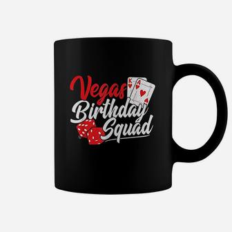 Las Vegas Birthday Party Matching Vegas Birthday Squad Coffee Mug | Crazezy