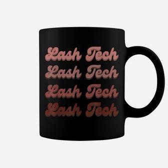 Lash Tech Lash Technician Eyelashes Tech Retro Lash Tech Coffee Mug | Crazezy CA