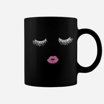 Lashes And Lipstick Coffee Mug - Thegiftio UK