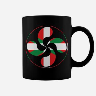 Lauburu Basque Country Cross Ikurrina Euskal Herria Flag Coffee Mug | Crazezy AU