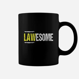 Lawesome A Lawyer Who Is Awesome Lawyer Funny Gift Coffee Mug - Thegiftio UK