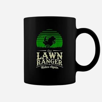 Lawn Ranger Grass Lawn Mower Cut Man Landscaper Coffee Mug | Crazezy UK