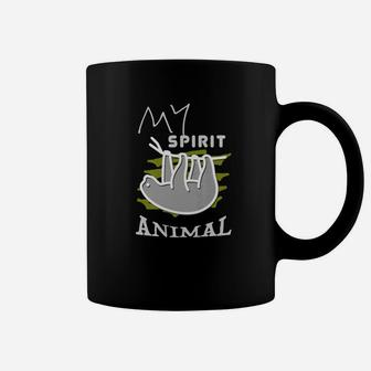 Lazy Sloth My Spirit Animal Funny T Tired Sleepy Person Gift Coffee Mug - Thegiftio UK