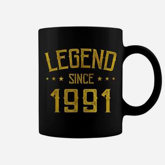 Legend Since 1991 Vintage 28 Yrs Old Bday 28Th Birthday Tee Coffee Mug | Crazezy CA
