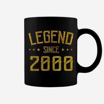 Legend Since 2000 Vintage 19 Yrs Old Bday 19Th Birthday Tee Coffee Mug | Crazezy UK