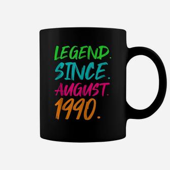 Legend Since August 1990 Men Women Bday Gifts 29Th Birthday Coffee Mug | Crazezy