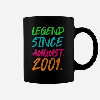Legend Since August 2001 Boys Girls Bday Gifts 19Th Birthday Coffee Mug | Crazezy UK