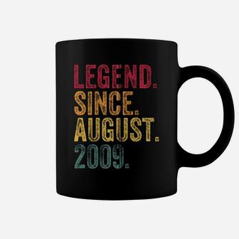 Legend Since August 2009 12Th Birthday Gift 12 Years Old Zip Hoodie Coffee Mug | Crazezy
