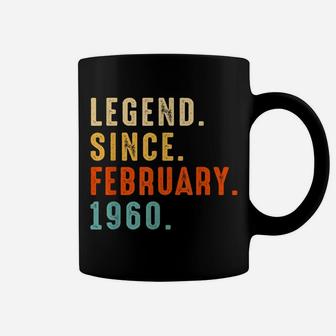Legend Since February 1960 Gift 62 Year 62Nd Birthday Gift Coffee Mug | Crazezy
