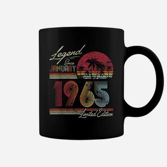 Legend Since January 1965 55Th Birthday Gift 55 Years Old Coffee Mug | Crazezy AU