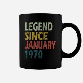 Legend Since January 1970 50Th Birthday Gift 50 Year Coffee Mug | Crazezy AU