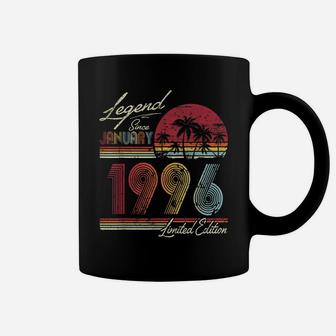 Legend Since January 1996 24Th Birthday Gift 24 Years Old Coffee Mug | Crazezy CA