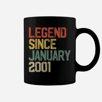 Legend Since January 2001 19Th Birthday Gift 19 Year Old Coffee Mug | Crazezy UK