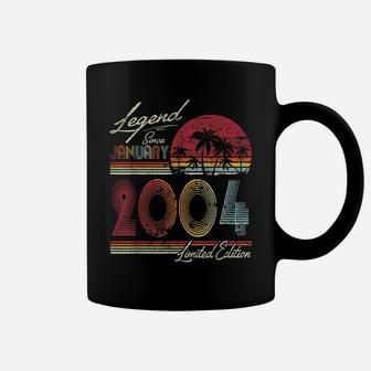 Legend Since January 2004 16Th Birthday Gift 16 Years Old Coffee Mug | Crazezy DE