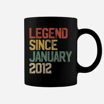 Legend Since January 2012 8Th Birthday Gift 8 Year Old Coffee Mug | Crazezy AU