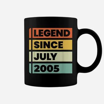 Legend Since July 2005 14Th Birthday Gift Retro Vintage Coffee Mug | Crazezy