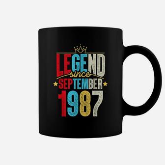 Legend Since September 1987 Bday Gifts 32Nd Birthday Coffee Mug | Crazezy