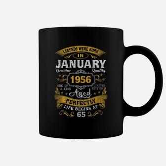 Legends Born In January 1956 65Th Birthday Gift 65 Yrs Old Coffee Mug | Crazezy AU