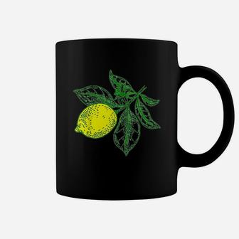 Lemon Fruit Retro Vintage Coffee Mug | Crazezy DE