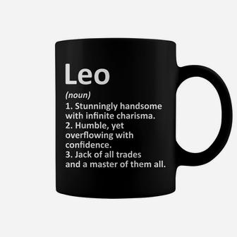 Leo Definition Personalized Name Funny Birthday Gift Idea Coffee Mug | Crazezy DE