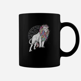 Leo Lion Element Zodiac Horoscope August Birthday Coffee Mug | Crazezy