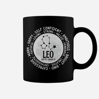 Leo Zodiac Facts Traits Horoscope Sign Astrology Sweatshirt Coffee Mug | Crazezy AU