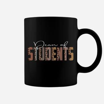 Leopard Dean Of Students Funny Job Title School Worker Coffee Mug | Crazezy